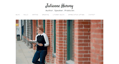 Desktop Screenshot of julianneharvey.com